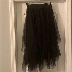 Black Tulle Skirt